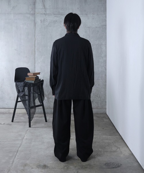 Confirm(コンファーム)の「テクニカルパターン スラックスパンツ メンズ レディース ユニセックス(スラックス・メンズ・ブラック・M/L)」の9枚目の写真