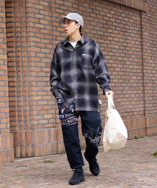 セール】ブロッキングデザイン リメイク スウェットパンツ（スウェット