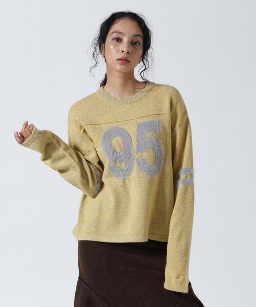 ANNA SUI NYC（アナ スイ エヌ ワイ シー）の「ANNA SUI NYC/アナ スイ エヌワイシー/No.95MIXニットプルオーバー（ニット/セーター・レディース・イエロー/パープル/ブラック・F）」の20枚目の写真