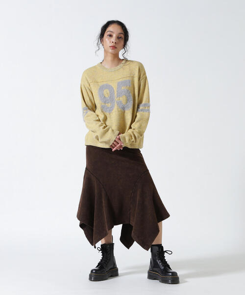 ANNA SUI NYC（アナ スイ エヌ ワイ シー）の「ANNA SUI NYC/アナ スイ エヌワイシー/No.95MIXニットプルオーバー（ニット/セーター・レディース・イエロー/パープル/ブラック・F）」の21枚目の写真