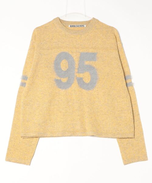 ANNA SUI NYC（アナ スイ エヌ ワイ シー）の「ANNA SUI NYC/アナ スイ エヌワイシー/No.95MIXニットプルオーバー（ニット/セーター・レディース・イエロー/パープル/ブラック・F）」の11枚目の写真