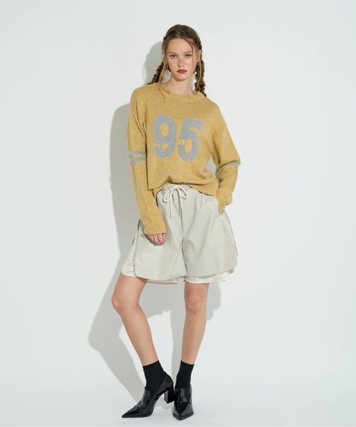 ANNA SUI NYC（アナ スイ エヌ ワイ シー）の「ANNA SUI NYC/アナ スイ エヌワイシー/No.95MIXニットプルオーバー（ニット/セーター・レディース・イエロー/パープル/ブラック・F）」の8枚目の写真