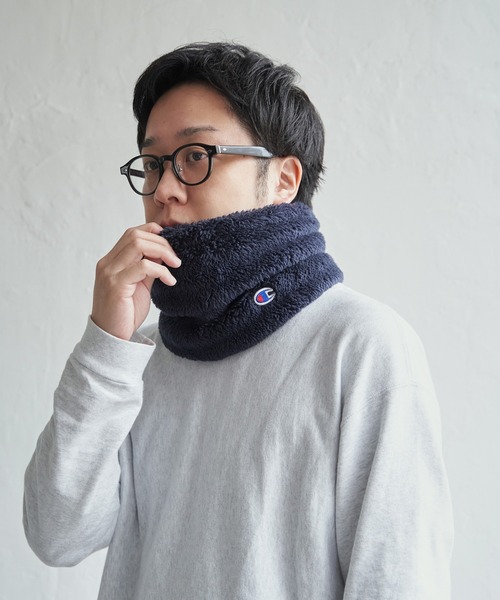Champion（チャンピオン）の「Champion チャンピオンファーネックウォーマー（ネックウォーマー/スヌード・メンズ・モカ/ベージュ/ネイビー/ボルドー/チャコールグレー/ブラック・FREE）」の15枚目の写真