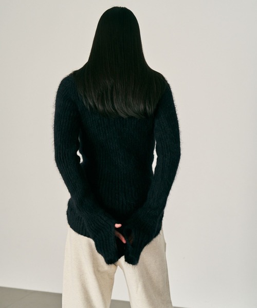 Chaos（カオス）の「Chaos(カオス)/ムーファポロニット（ニット/セーター・レディース・ピンク/グレー/ブラック・FREE）」の6枚目の写真