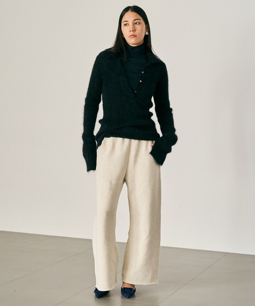 Chaos（カオス）の「Chaos(カオス)/ムーファポロニット（ニット/セーター・レディース・ピンク/グレー/ブラック・FREE）」の7枚目の写真