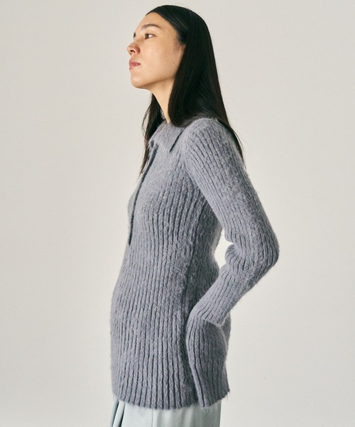 Chaos（カオス）の「Chaos(カオス)/ムーファポロニット（ニット/セーター・レディース・ピンク/グレー/ブラック・FREE）」の12枚目の写真