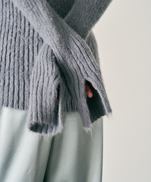 Chaos（カオス）の「Chaos(カオス)/ムーファポロニット（ニット/セーター・レディース・ピンク/グレー/ブラック・FREE）」の16枚目の写真