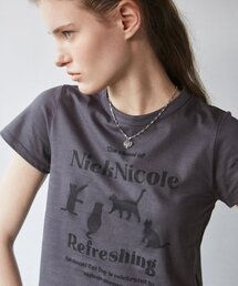 NNC CAT REFRESHING CROP TEE_CHARCOAL