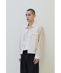 BER DE NOIR（ベールドノワール）の「フラッタリングシャツジャケット（クリームベージュ）（その他アウター）」