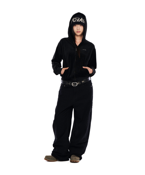 AAKAM（アーカム）の「Needlework Wave Cotton Pants (Black)（その他パンツ・レディース・その他・1/2）」の5枚目の写真
