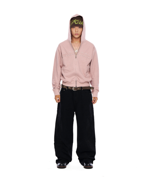 AAKAM（アーカム）の「Needlework Wave Cotton Pants (Black)（その他パンツ・レディース・その他・1/2）」の8枚目の写真