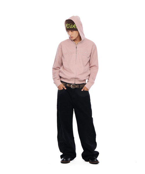 AAKAM（アーカム）の「Needlework Wave Cotton Pants (Black)（その他パンツ・レディース・その他・1/2）」の9枚目の写真