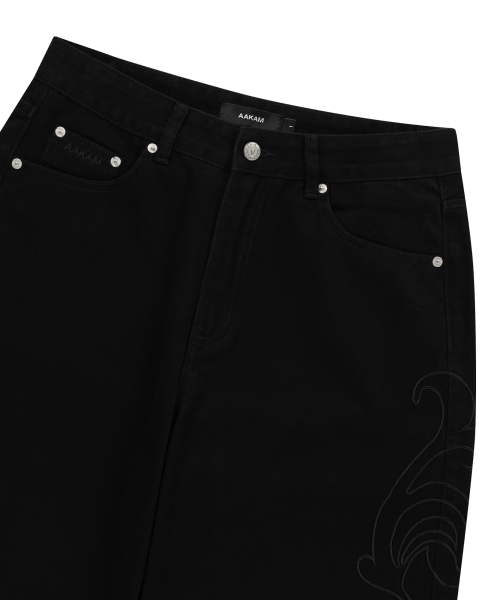 AAKAM（アーカム）の「Needlework Wave Cotton Pants (Black)（その他パンツ・レディース・その他・1/2）」の14枚目の写真