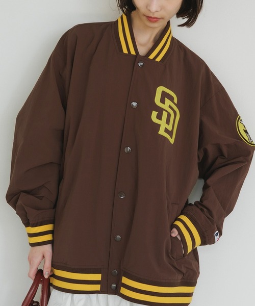 セール】MLB/エムエルビー STANDARD LOGO JACKET ロゴジャケット