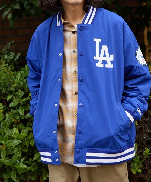 セール】MLB/エムエルビー STANDARD LOGO JACKET ロゴジャケット