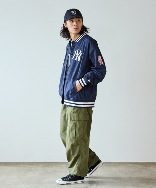 セール】MLB/エムエルビー STANDARD LOGO JACKET ロゴジャケット