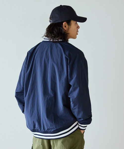 MLB/エムエルビー STANDARD LOGO JACKET ロゴジャケット ナイロン スタジャン