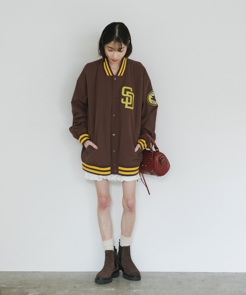 セール】MLB/エムエルビー STANDARD LOGO JACKET ロゴジャケット