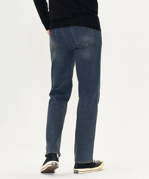 CHASECULT(チェイスカルト)の「男性Dトーンインバンディングストレートデニムパンツ-ネイビー(デニムパンツ・メンズ・ネイビー・92/96/82/86/70/76)」の3枚目の写真