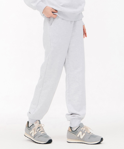 レディースジョガーウォームアップパンツ-グレー（スウェットパンツ