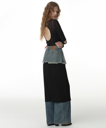 MILLO WOMEN（ミロウーマン）の「Tide Cutout Dress [Black]（ワンピース）」