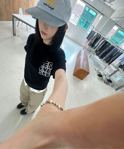 PARTIMENTO（パルティメント）の「VTG ウォッシュドサンライトボールキャップスカイブルー（キャップ・レディース・その他・ONE SIZE）」の8枚目の写真