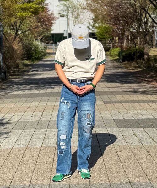 PARTIMENTO（パルティメント）の「VTG ウォッシュドサンライトボールキャップスカイブルー（キャップ・レディース・その他・ONE SIZE）」の10枚目の写真