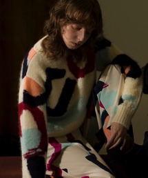 "POPPIN" Intarsia Knit / POPPINインターシャニット