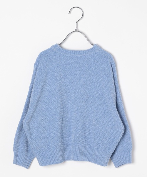 GLOBAL WORK（グローバルワーク）の「洗えるモールケーブルプルオーバー/T/603722（ニット/セーター・キッズ・アイボリー/サックスブルー/ミント/ピンク・100cm/110cm/120cm）」の14枚目の写真