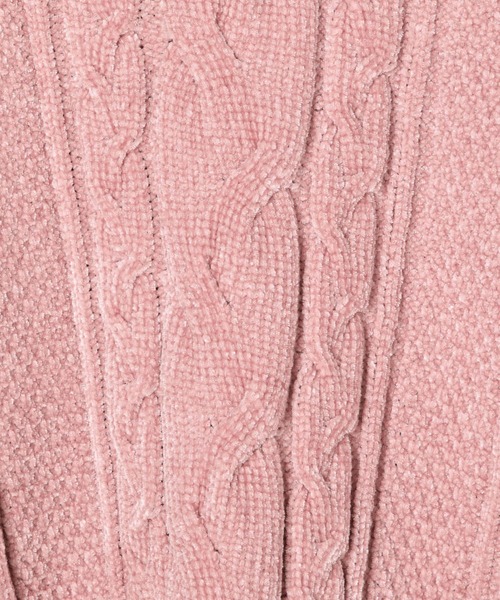 GLOBAL WORK（グローバルワーク）の「洗えるモールケーブルプルオーバー/T/603722（ニット/セーター・キッズ・アイボリー/サックスブルー/ミント/ピンク・100cm/110cm/120cm）」の19枚目の写真