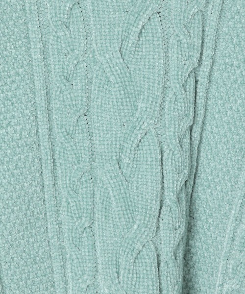 GLOBAL WORK（グローバルワーク）の「洗えるモールケーブルプルオーバー/T/603722（ニット/セーター・キッズ・アイボリー/サックスブルー/ミント/ピンク・100cm/110cm/120cm）」の17枚目の写真