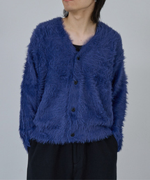 AH ABAHOUSE（エーエイチアバハウス）の「LONG SHAGGY KNIT CARDIGAN / ロングシャギーニットカーディガン（ニット/セーター）」