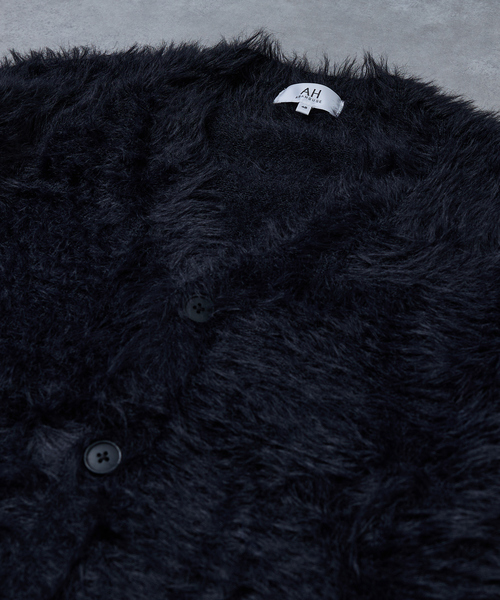 AH ABAHOUSE（エーエイチアバハウス）の「LONG SHAGGY KNIT CARDIGAN