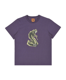 ERSCO（イーアルエスコ）の「スネークTシャツ_パープル（Tシャツ/カットソー）」