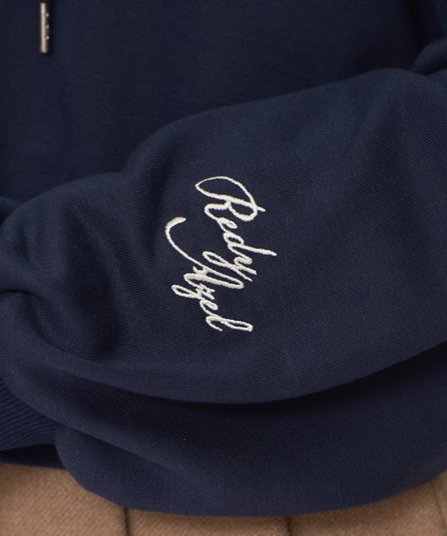 REDYAZEL（レディアゼル）の「［FILA×REDYAZEL］サガラロゴコンパクトフーディ（パーカー・レディース・ライトグレー/ネイビー/オフホワイト・FREE）」の14枚目の写真