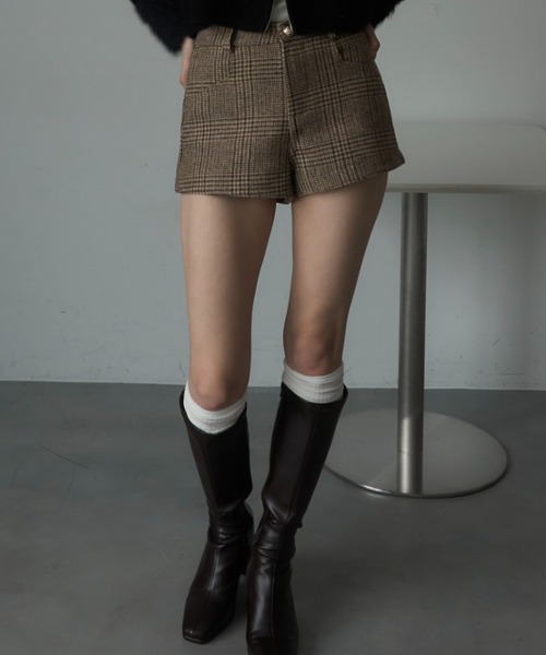 Nadana（ナダナ）の「チェック柄ショートパンツ（その他パンツ）」 - WEAR