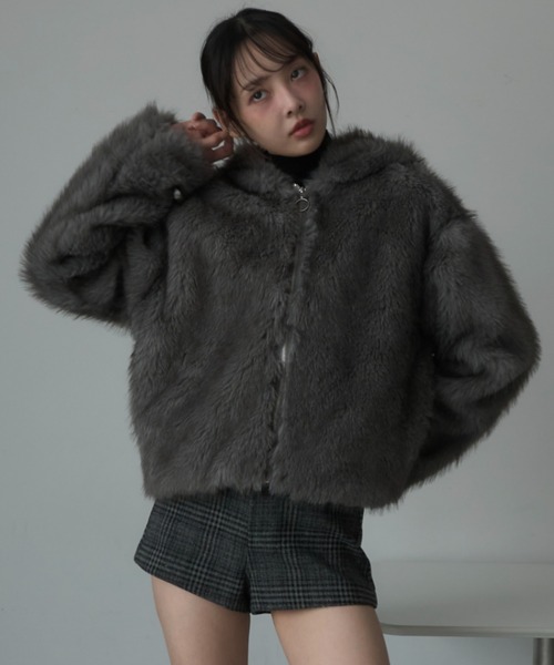 Nadana(ナダナ)の「チェック柄ショートパンツ(その他パンツ・レディース・グレー/ブラウン・MEDIUM/SMALL)」の19枚目の写真