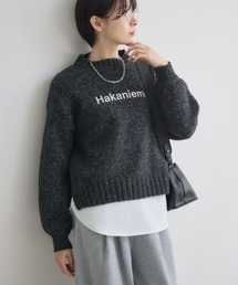 Paradise Picnic | clocheネップ刺繍ロゴニット(ニット/セーター)