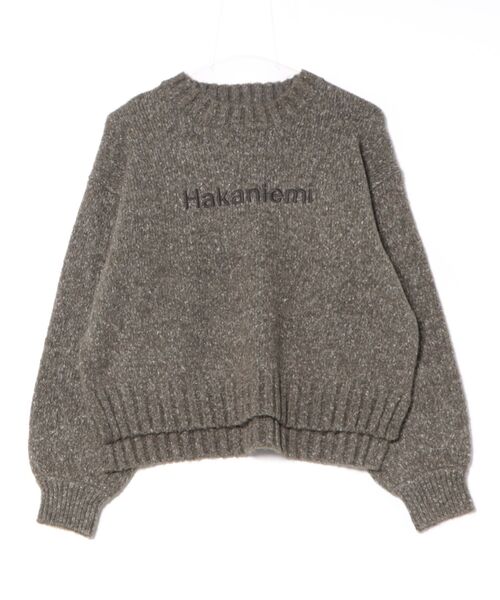 Paradise Picnic（パラダイスピクニック）の「clocheネップ刺繍ロゴニット（ニット/セーター・レディース・ブラック/カーキ/ブルー・FREE）」の10枚目の写真