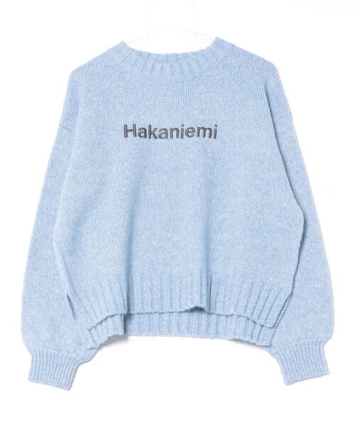 Paradise Picnic（パラダイスピクニック）の「clocheネップ刺繍ロゴニット（ニット/セーター・レディース・ブラック/カーキ/ブルー・FREE）」の9枚目の写真