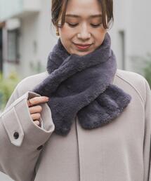 新品未使用✩チンチラ✩ファーマフラー✩幅約15センチ✩乱れ無くとても綺麗ですよ 極上の肌触り 高級チンチラ+ヌートリア ダブルフェースマフラー