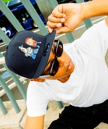 Lafayette（ラファイエット）の「NEW ERA 【ニューエラ】 - HOMEGAME別注 スポンジボブ キャップ【Nickelodeon SpongeBob 9FIFTY NAVY 70980079】（キャップ）」