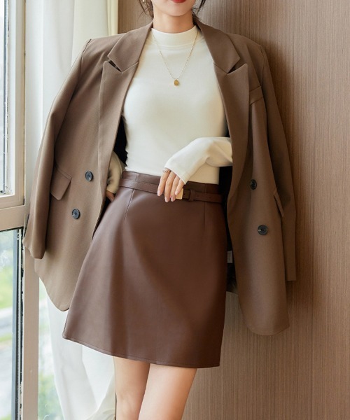 SallyLunn(サリーラン)の「あったかハイネックストレッチトップス(その他トップス・レディース・ホワイト/ベージュ/ブラック/グレー・MEDIUM/LARGE)」の14枚目の写真