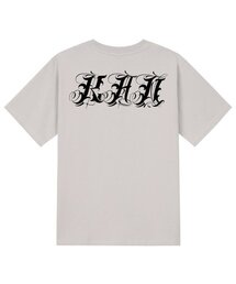 KTC0098 チカノレタリング 半袖Tシャツ - ベージュ