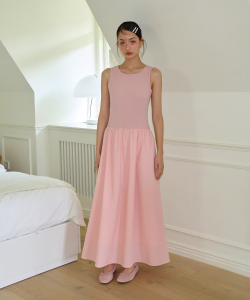 SALON DE YOHN(サロンドヨーン)の「Sleeveless Long Dress_ Pink(ワンピース・レディース・その他・MEDIUM/SMALL)」の3枚目の写真
