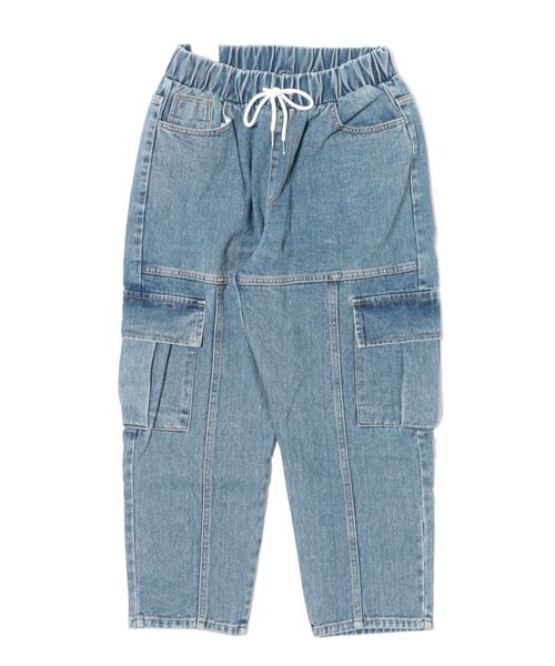 improves(インプローブス)の「アンクル デニムカーゴパンツ(デニムパンツ・メンズ・ブルー/ライトブルー/ブラック・LARGE/MEDIUM/SMALL)」の1枚目の写真