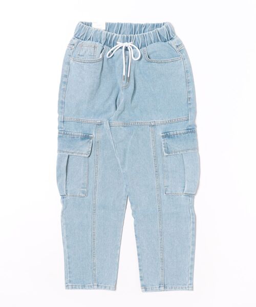 improves(インプローブス)の「アンクル デニムカーゴパンツ(デニムパンツ・メンズ・ブルー/ライトブルー/ブラック・LARGE/MEDIUM/SMALL)」の3枚目の写真
