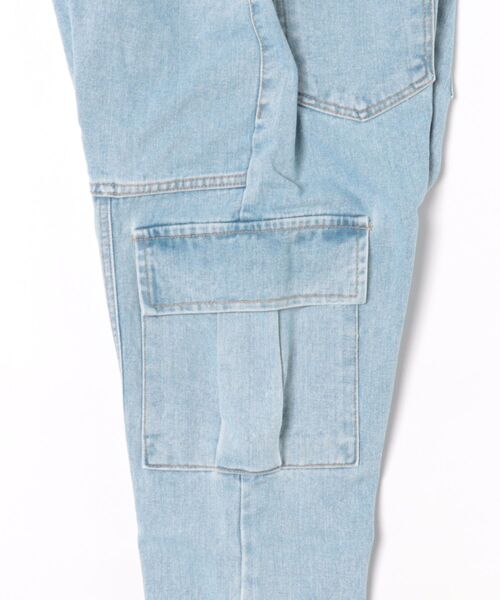 improves(インプローブス)の「アンクル デニムカーゴパンツ(デニムパンツ・メンズ・ブルー/ライトブルー/ブラック・LARGE/MEDIUM/SMALL)」の5枚目の写真