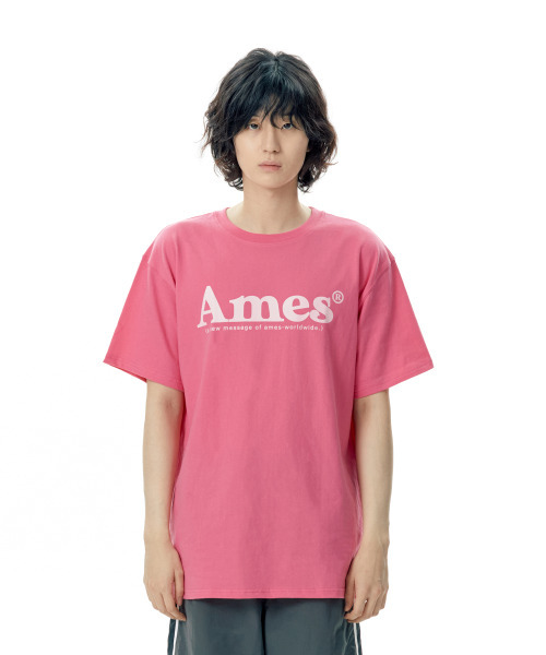 AMESWORLDWIDE(アメスワールドワイド)の「BASIC LOGO TEE PINK(Tシャツ/カットソー・レディース・その他・LARGE/MEDIUM/SMALL)」の3枚目の写真