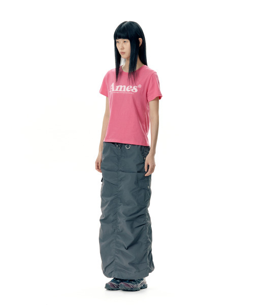 AMESWORLDWIDE(アメスワールドワイド)の「BASIC LOGO TEE PINK(Tシャツ/カットソー・レディース・その他・LARGE/MEDIUM/SMALL)」の5枚目の写真